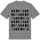 Mid Heather Gray t-shirt med Grönås ordlek t-shirt