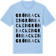 Blue Soul t-shirt med Grönbacken ordlek t-shirt