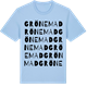 Blue Soul t-shirt med Gröne mad ordlek t-shirt