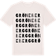 Vintage White t-shirt med Gröneberg ordlek t-shirt