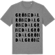 Mid Heather Gray t-shirt med Grönedal ordlek t-shirt