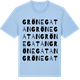 Blue Soul t-shirt med Grönegatan ordlek t-shirt