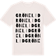 Vintage White t-shirt med Grönelid ordlek t-shirt