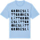 Blue Soul t-shirt med Gröneslätt ordlek t-shirt