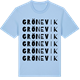 Blue Soul t-shirt med Grönevik ordlek t-shirt