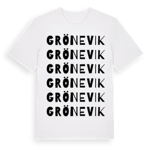 Grönevik ordlek t-shirt – ekologisk bomull t-shirt från Pinshirt