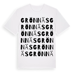 Grönnäs ordlek t-shirt – ekologisk bomull t-shirt från Pinshirt