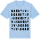 Blue Soul t-shirt med Gröntuvan ordlek t-shirt