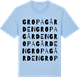 Blue Soul t-shirt med Gropagården ordlek t-shirt