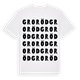 Groröd ordlek t-shirt