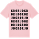 Pink Cotton t-shirt med Grorud ordlek t-shirt