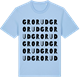 Blue Soul t-shirt med Grorud ordlek t-shirt