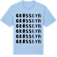 Blue Soul t-shirt med Grössbyn ordlek t-shirt