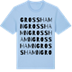 Blue Soul t-shirt med Grosshamn ordlek t-shirt