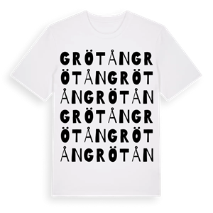 Grötån ordlek t-shirt – ekologisk bomull t-shirt från Pinshirt