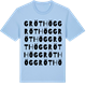 Blue Soul t-shirt med Gröthög ordlek t-shirt