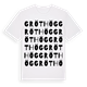 Gröthög ordlek t-shirt