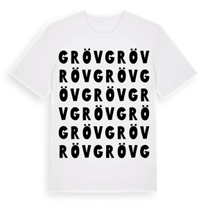 Gröv ordlek t-shirt – ekologisk bomull t-shirt från Pinshirt