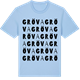 Blue Soul t-shirt med Gröva ordlek t-shirt