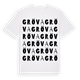 Gröva ordlek t-shirt