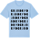 Blue Soul t-shirt med Grundryd ordlek t-shirt