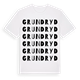 Grundryd ordlek t-shirt