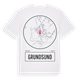 White t-shirt med Grundsund t-shirt