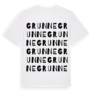 Grunne ordlek t-shirt – ekologisk bomull t-shirt från Pinshirt