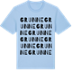 Blue Soul t-shirt med Grunne ordlek t-shirt