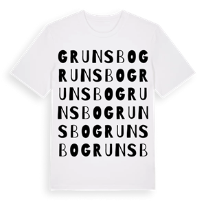 Grunsbo ordlek t-shirt – ekologisk bomull t-shirt från Pinshirt