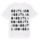 Grutlanda ordlek t-shirt