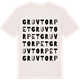 Vintage White t-shirt med Gruvtorpet ordlek t-shirt