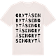 Vintage White t-shirt med Grytåsen ordlek t-shirt