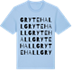 Blue Soul t-shirt med Grytehall ordlek t-shirt