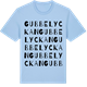 Blue Soul t-shirt med Gubbelyckan ordlek t-shirt