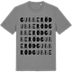 Mid Heather Gray t-shirt med Gubberöd ordlek t-shirt