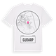 White t-shirt med Gudarp t-shirt