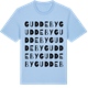 Blue Soul t-shirt med Guddeby ordlek t-shirt