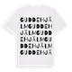 Guddehjälm ordlek t-shirt
