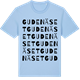 Blue Soul t-shirt med Gudenäset ordlek t-shirt