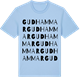 Blue Soul t-shirt med Gudhammar ordlek t-shirt