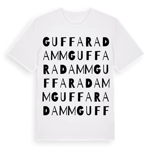 Guffaradamm ordlek t-shirt – ekologisk bomull t-shirt från Pinshirt
