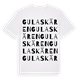 Gula skären ordlek t-shirt