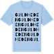 Blue Soul t-shirt med Guldheden ordlek t-shirt