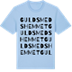 Blue Soul t-shirt med Guldsmedshemmet ordlek t-shirt