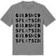 Mid Heather Gray t-shirt med Guldsmedsplatsen ordlek t-shirt