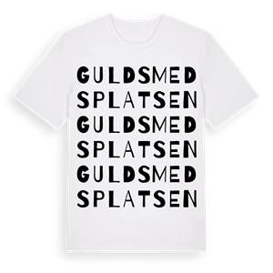 Guldsmedsplatsen ordlek t-shirt – ekologisk bomull t-shirt från Pinshirt