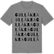 Mid Heather Gray t-shirt med Gullåkra ordlek t-shirt