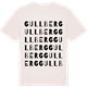 Vintage White t-shirt med Gullberg ordlek t-shirt