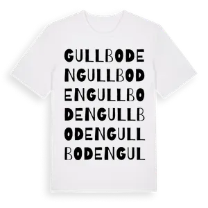 Gullboden ordlek t-shirt – ekologisk bomull t-shirt från Pinshirt